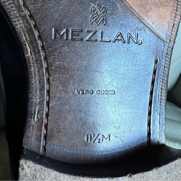 Mezlan Leather Shoes Sz 11.5 M Black Oxford Made in Spain Business Classic Chic main image 12
